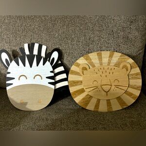 Animal wooden wall decor